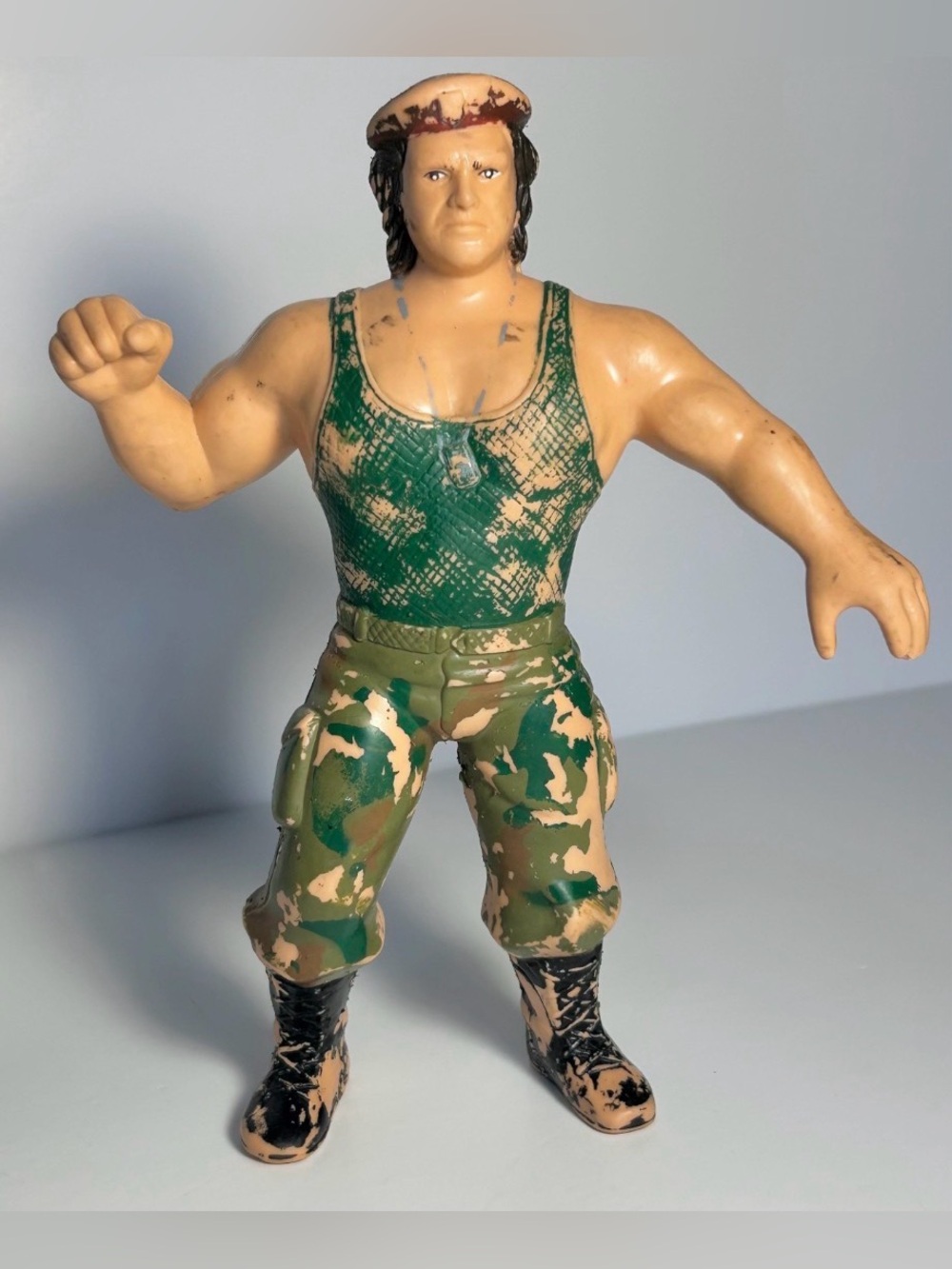 Vintage WWF LJN Corporal Kirchner Action Figure.